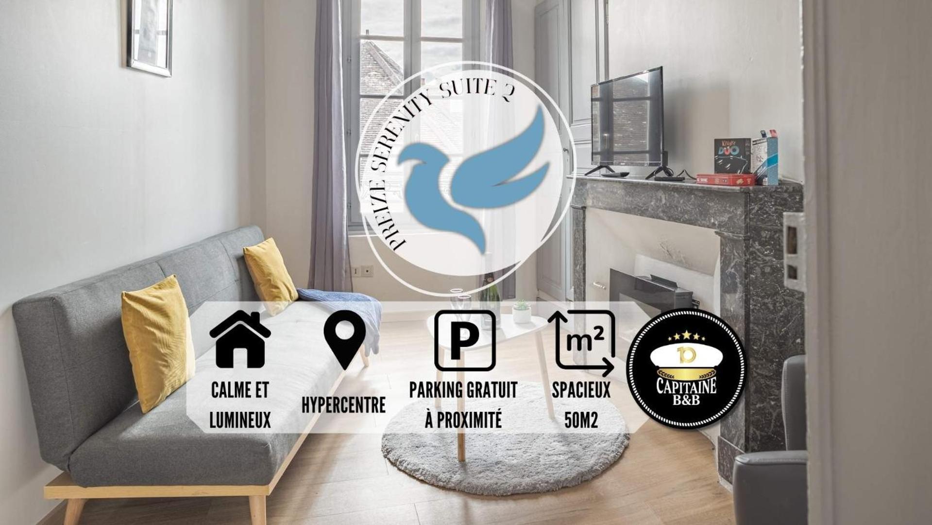Preize Serenity Suite 2 - Hypercentre - 2 Pers. Troyes Exterior foto